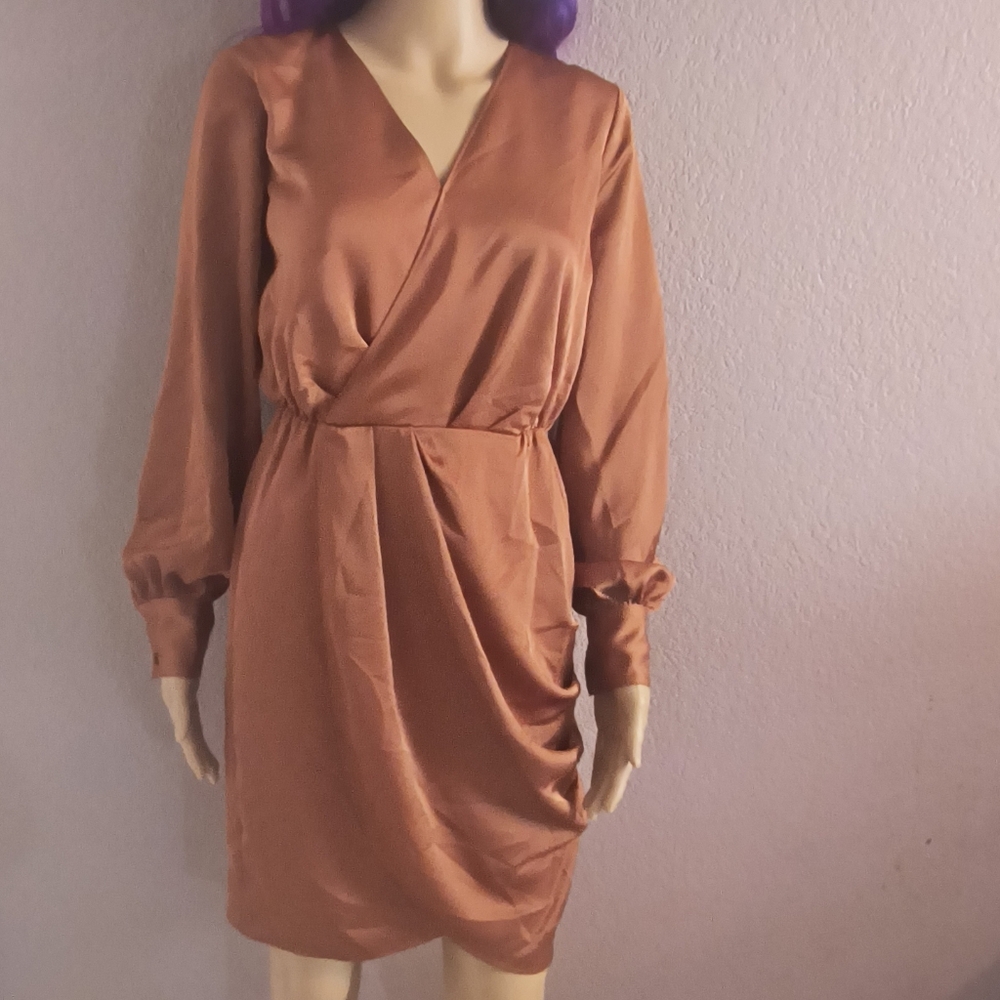Worthington XS Long Sleeve Wrap Dress, Brand New with Tags.